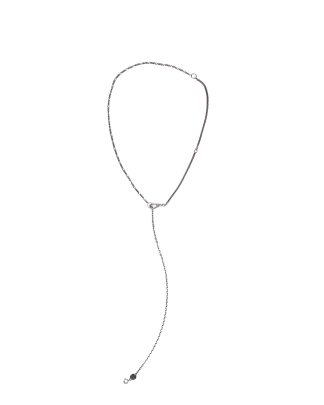 CHIN TEO necklace kette mixed chains long double hoobs jewelry jewellery schmuck sterling silver 925 hide m 1