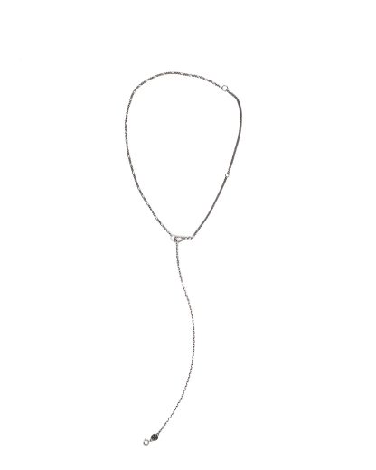 CHIN TEO necklace kette mixed chains long double hoobs jewelry jewellery schmuck sterling silver 925 hide m 1