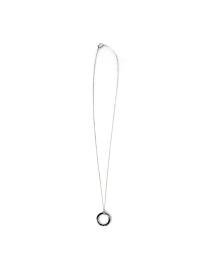 CHIN TEO necklace kette transmission jewelry jewellery schmuck sterling silver 925 salt pepper diamond hide m 1