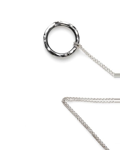 CHIN TEO necklace kette transmission jewelry jewellery schmuck sterling silver 925 salt pepper diamond hide m 2