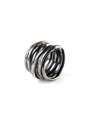 CHIN TEO ring cage jewelry jewellery schmuck sterling silver 925 dark oxidised hide m 1