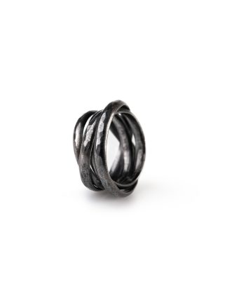 CHIN TEO ring cage mini jewelry jewellery schmuck sterling silver 925 dark oxidised hide m 1