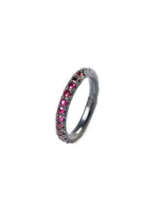 CHIN TEO ring decay ruby rubin red jewelry jewellery schmuck sterling silver 925 hide m 1
