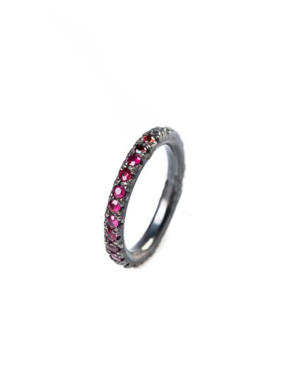 CHIN TEO ring decay ruby rubin red jewelry jewellery schmuck sterling silver 925 hide m 1