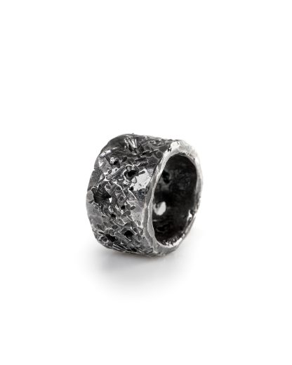 CHIN TEO ring splendour jewelry jewellery schmuck sterling silver 925 dark oxidised hide m 1