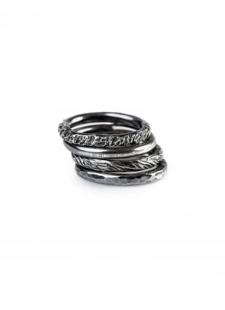 CHIN TEO ring transmission 3mm set rings dark jewelry jewellery schmuck sterling silver hide m 1