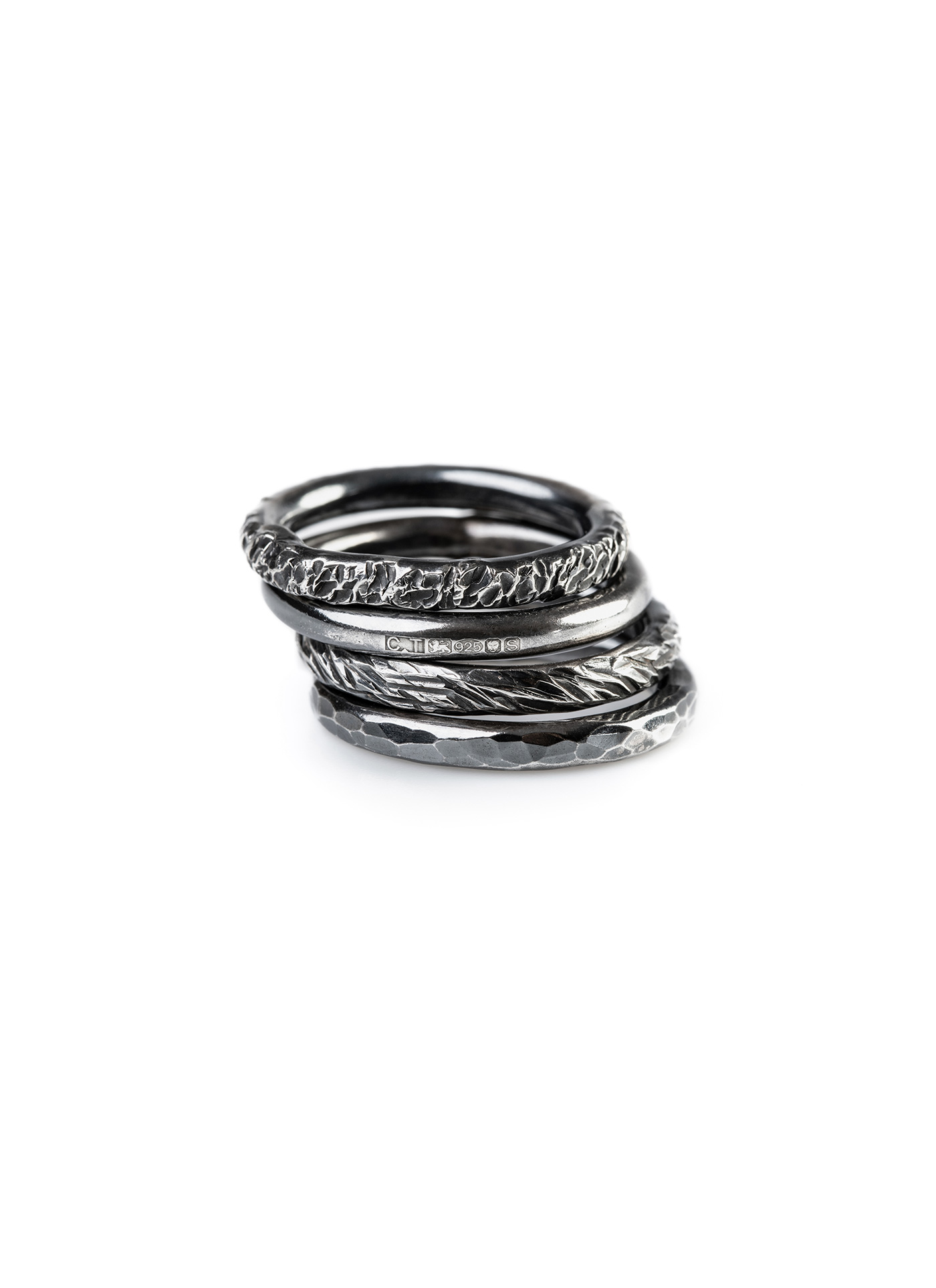 Buy Scintillare by Sukkhi Excellent Heart Design Oxidised Ring Combo for  Women Online at Best Prices in India - JioMart.
