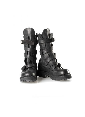 hide-m | GUIDI 5308CGV Women Military Boot Black, with vibram sole