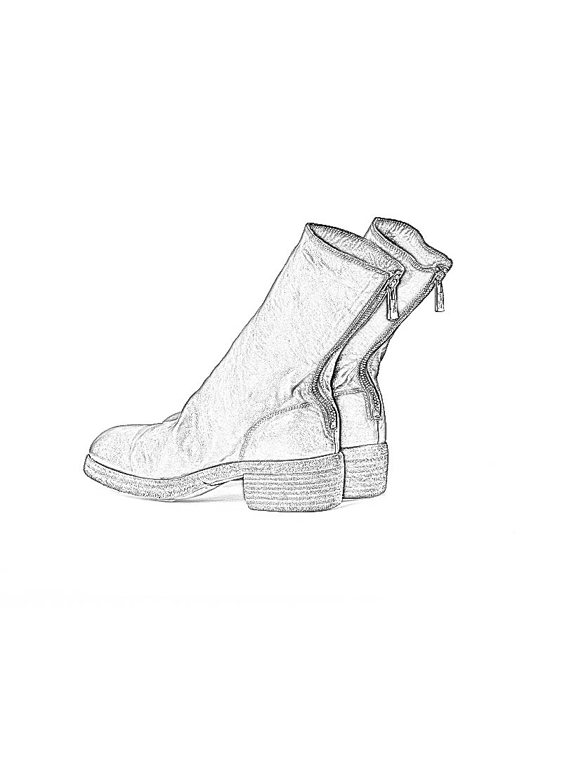 hidem GUIDI 788z Back Zip Boot Women, red 1006T horse leather