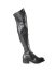 GUIDI PL4 women tall over knee front zip boot shoe damen frauen schuh stiefel horse leather black hide m 2