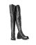 GUIDI PL4 women tall over knee front zip boot shoe damen frauen schuh stiefel horse leather black hide m 3