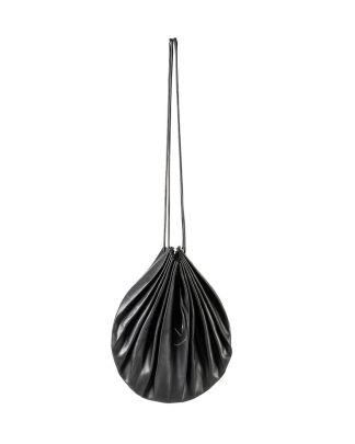 M.A Maurizio Amadei B704 women medium shell bag damen frauen tasche vachetta cow leather black hide m 2