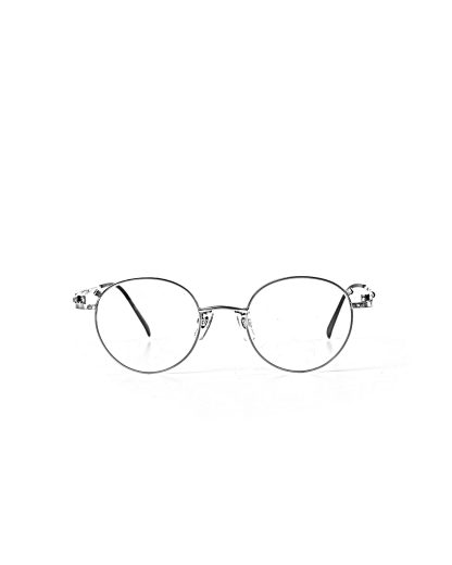 TAICHI MURAKAMI B MEGANE Glasses Eyewear Brille silver frame clear lens hide m 1