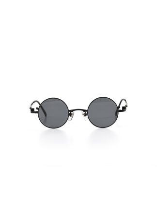 TAICHI MURAKAMI O MEGANE Glasses Eyewear Brille titan frame black lens black hide m 2