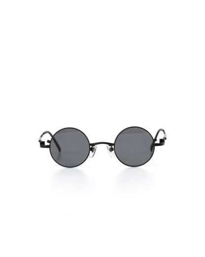 TAICHI MURAKAMI O MEGANE Glasses Eyewear Brille titan frame black lens black hide m 2
