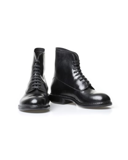 m moriabc maurizio altieri AAA Sei storm handmade men shoe boot herren schuh stiefel horse cordovan black hide m 3