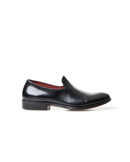 m moriabc maurizio altieri BB SeTTe goodyear hand welt men shoe loafer herren schuh shell cordovan leather black hide m 3