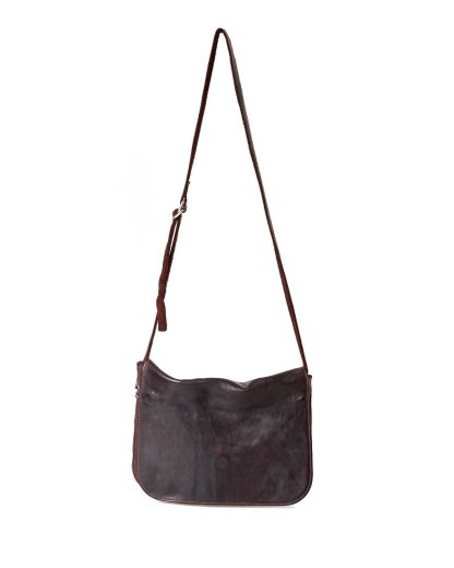 GUIDI B6 Messenger Bag Tasche soft horse leather CV23T dark burgundy hide m 2