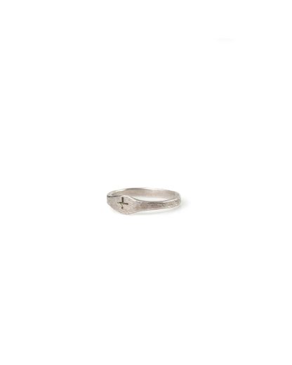 M.A macross Maurizio Amadei AG802 Single Carved Crosses Ring 925sterling silver hide m 1