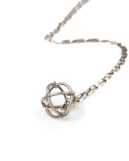 M.A macross Maurizio Amadei Globe Necklace Halskette AD21 925sterling silver hide m 2