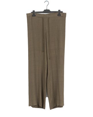 MA Macross Maurizio Amadei women PW444 VSTR Wide Outer String Pants Damen Hose viscose gold brown hide m 2
