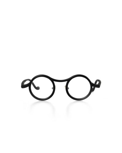 m.a macross maurizio amadei OO300 ORN One Piece round glasses brille sonnenbrille genuine horn black hide m 2