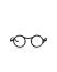 m.a macross maurizio amadei OO300 ORN One Piece round glasses brille sonnenbrille genuine horn black hide m 2