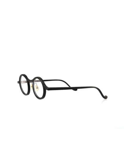 m.a macross maurizio amadei OO300 ORN One Piece round glasses brille sonnenbrille genuine horn black hide m 3