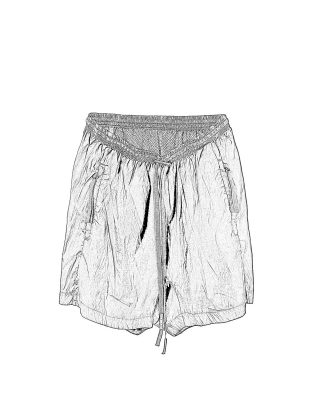 BORIS BIDJAN SABERI BBS men swimming trunks SWIM1 pa ea black hide m 1