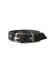 MA Macross Maurizio Amadei A F2B1 GR3.0 Small Silver Cross Skinny Wristband Bracelet Armband cow leather black hide m 2
