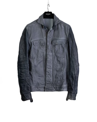 BORIS BIDJAN SABERI BBS FW20 TEJANA1 Men Jacket Herren Jeans Jacke F1913 FMM20020 cotton horse leather synth grey hide m 2