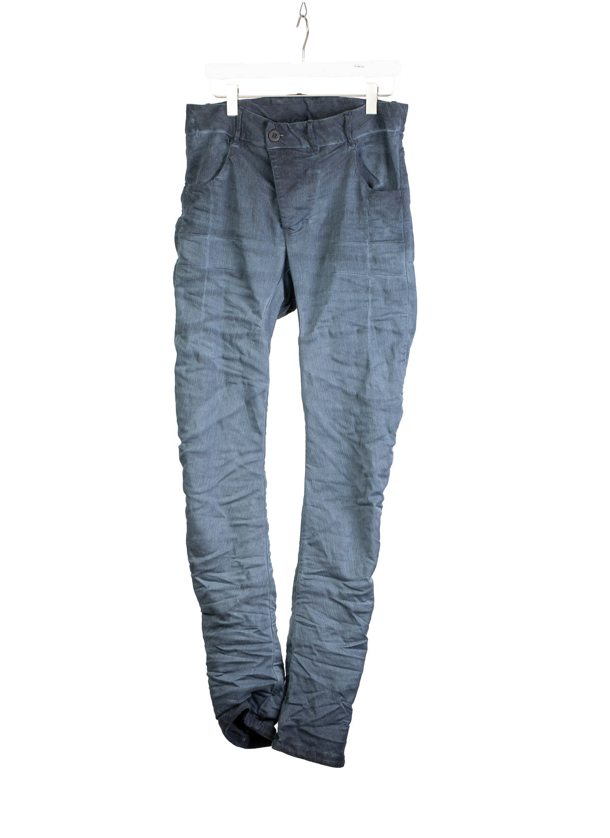 hide-m | Boris Bidjan Saberi P13TF men pants, faded synth blue