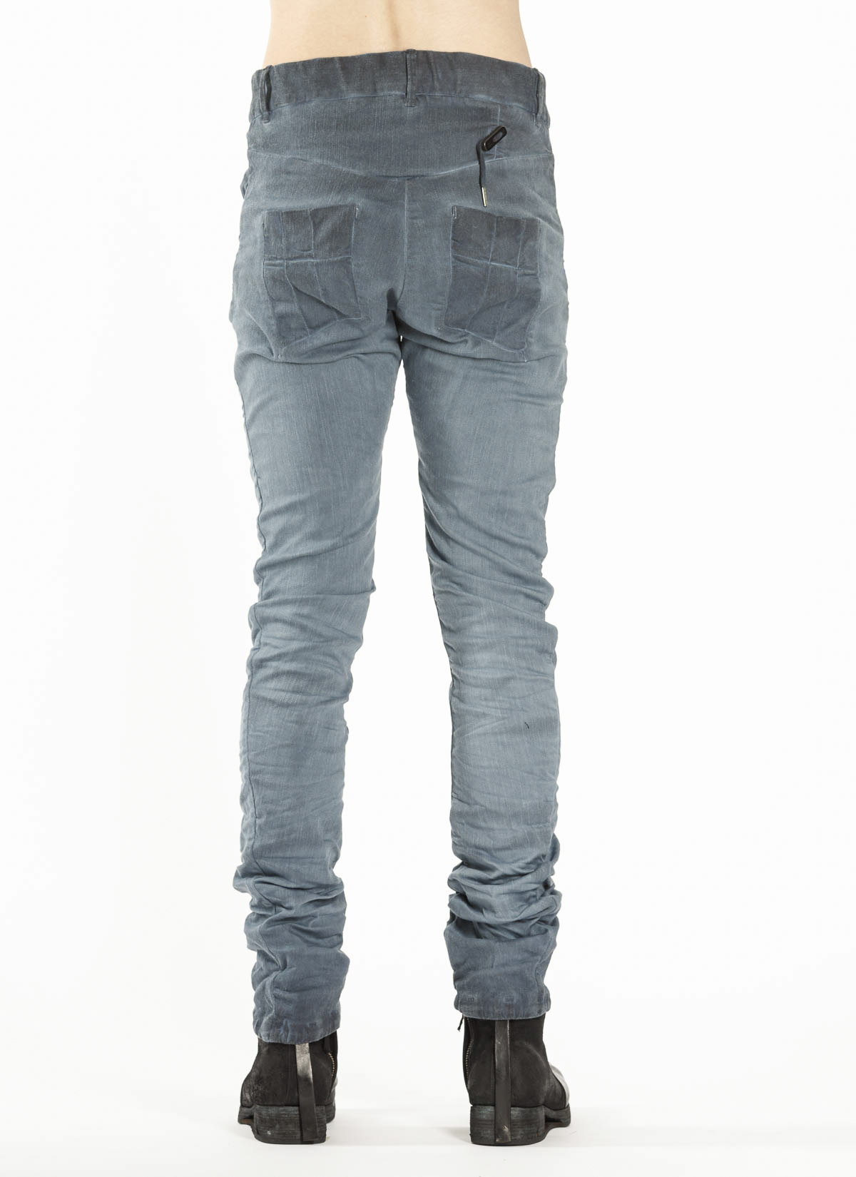 hide-m | Boris Bidjan Saberi P13TF men pants, faded synth blue