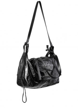 BORIS BIDJAN SABERI BBS exclusively bag48 weekender tasche calf leather alluminium f260 black hide m 2