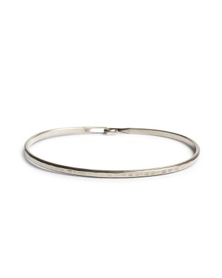 werkstatt munchen bracelet m2640 bangle hook stripe silver hide m 1