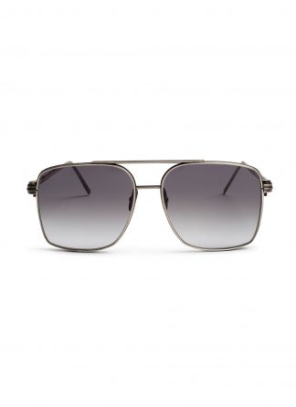 werkstatt munchen m0502 glasses 2 brille sunglasses sonnenbrille 925 sterling silver faded grey hide m 1