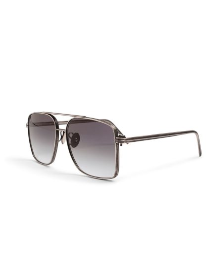 werkstatt munchen m0502 glasses 2 brille sunglasses sonnenbrille 925 sterling silver faded grey hide m 2
