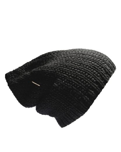 werkstatt munchen m8011 beanie muetze cap field trace cashmere black hide m 1