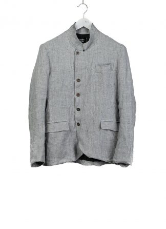 PROPOSITION CLOTHING Men 5 button jacket CL 0164 cotton linen grey hide m 2