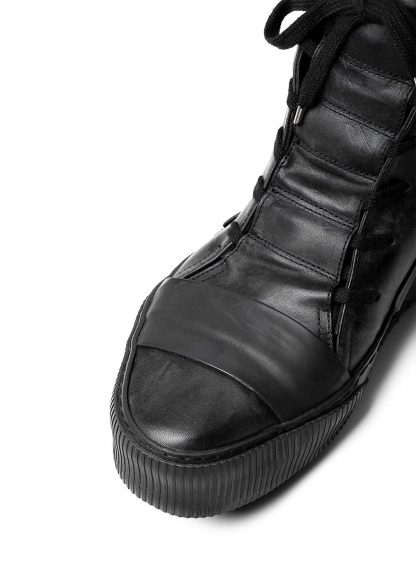 BORIS BIDJAN SABERI BBS BAMBA1 Men Sneaker Herren Schuh Exclusively Exclusive FMM20032 Veg Tan Horse Leather black hide m 5