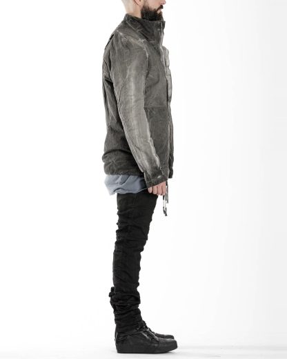 BORIS BIDJAN SABERI BBS men PADDED JACKET PADDEDJACKET1 reversible herren winter jacke F1506FW cotton dark grey hide m 10