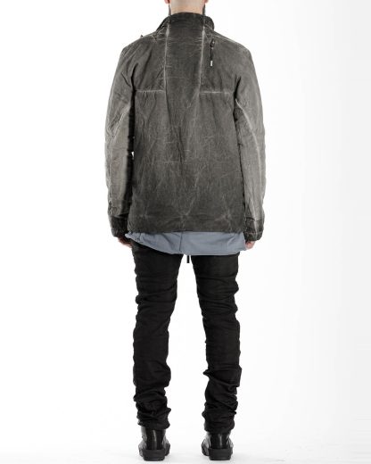 BORIS BIDJAN SABERI BBS men PADDED JACKET PADDEDJACKET1 reversible herren winter jacke F1506FW cotton dark grey hide m 11