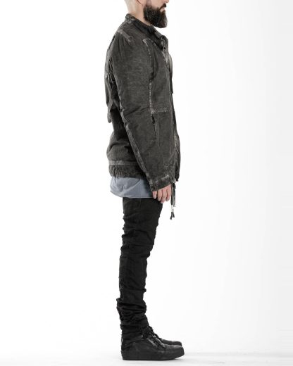 BORIS BIDJAN SABERI BBS men PADDED JACKET PADDEDJACKET1 reversible herren winter jacke F1506FW cotton dark grey hide m 6