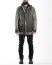 BORIS BIDJAN SABERI BBS men PADDED JACKET PADDEDJACKET1 reversible herren winter jacke F1506FW cotton dark grey hide m 9