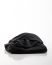 LABEL UNDER CONSTRUCTION Surfacing Loops Blanket Large Decke cashmere silk cotton black hide m 8