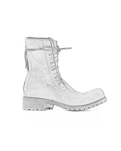 LEON EMANUEL BLANCK LEB Men Distortion Combat Work Boot Tractor Sole DIS M WB 01 Herren Stiefel Schuh horse leather grey hide m 1