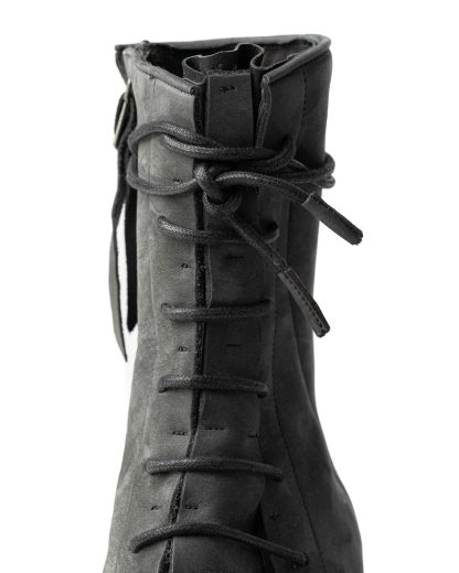 LEON EMANUEL BLANCK LEB Men Distortion Combat Work Boot Tractor Sole DIS M WB 01 Herren Stiefel Schuh horse leather grey hide m 10