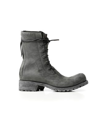 LEON EMANUEL BLANCK LEB Men Distortion Combat Work Boot Tractor Sole DIS M WB 01 Herren Stiefel Schuh horse leather grey hide m 2