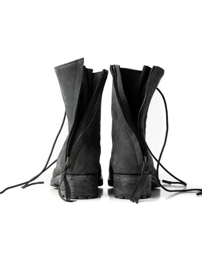 LEON EMANUEL BLANCK LEB Men Distortion Combat Work Boot Tractor Sole DIS M WB 01 Herren Stiefel Schuh horse leather grey hide m 4