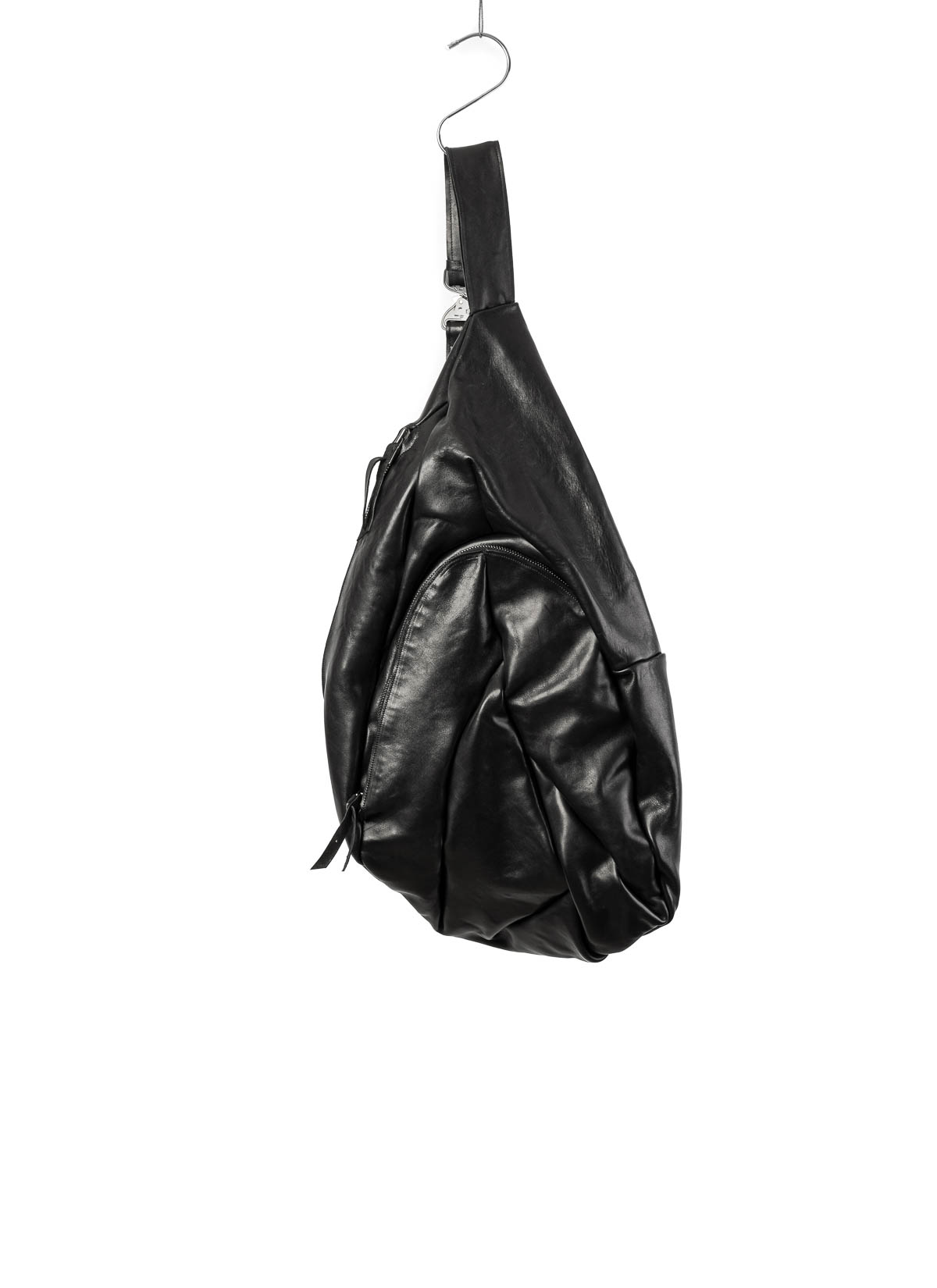 hide-m | LEON EMANUEL Dealer Bag XL, black horse leather